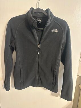 The North Face Boy’s Black Full-Zip Fleece Jacket
